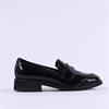 Marco Moreo Maura Heart Slip On Loafer - Black Patent